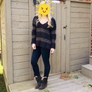 Free People Oversized Fuzzy Sweater